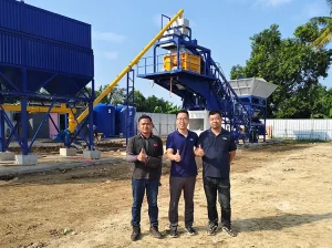 AJY60 Concrete Batching Plant Indonesia