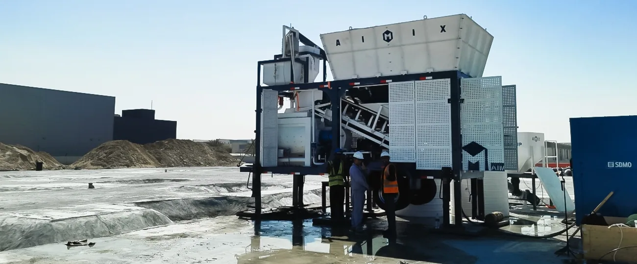 AJP40 Pumping Batching Plant Launch