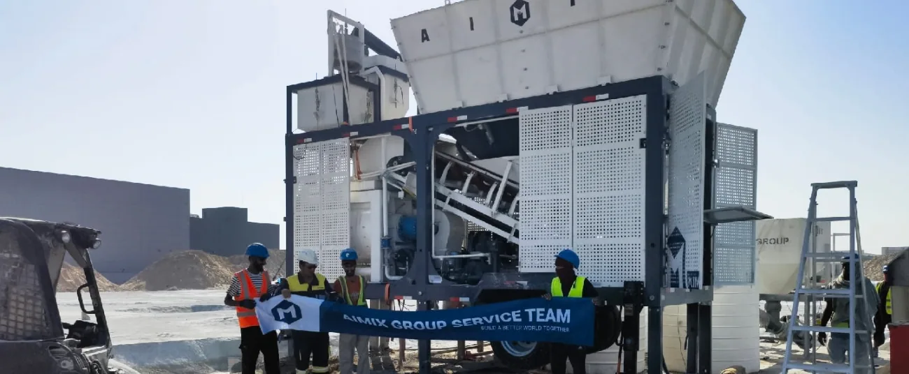 AJP40 Pumping Batching Plant Launch