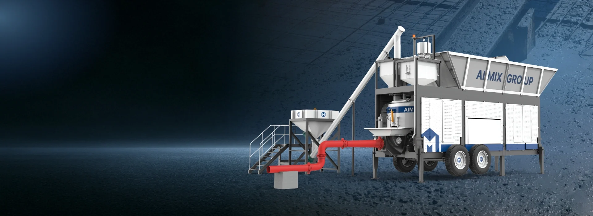 AJP40 Pumping Batching Plant Launch