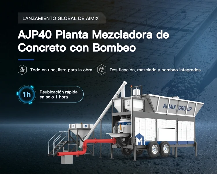 AJP40 Pumping Batching Plant Launch