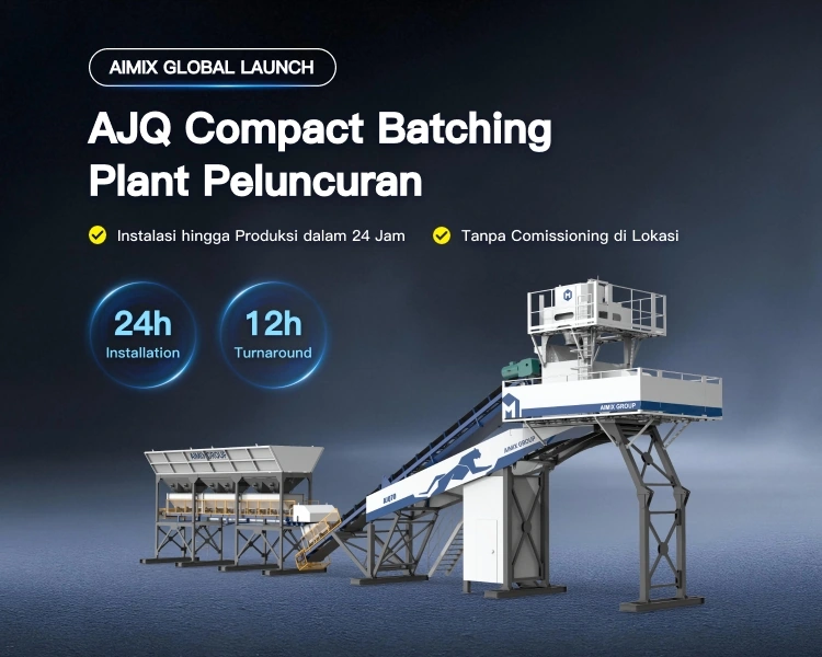 AJQ Compact Batching Plant Peluncuran