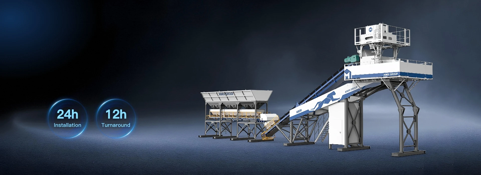 AJQ Compact Batching Plant Peluncuran