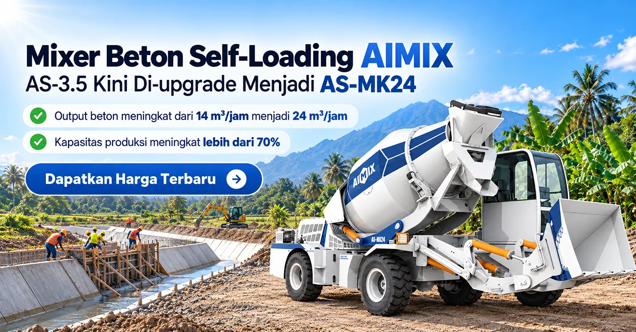 AS-MK24Self Loading Concrete Mixer