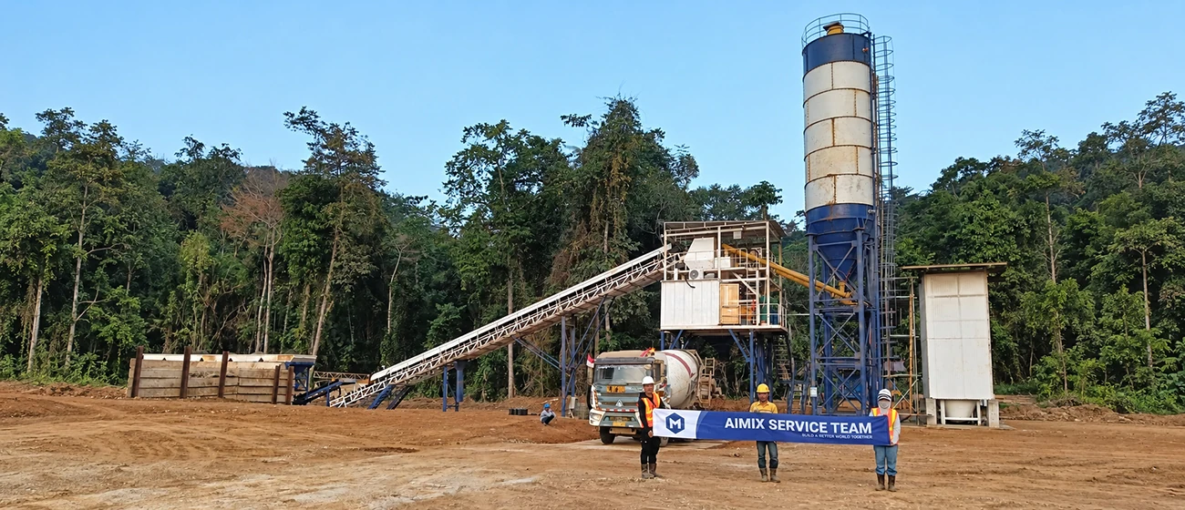 Batching Plant AJ60 di Morowall: Kunjungan Purnajual Setelah 2 Tahun Beroperasi