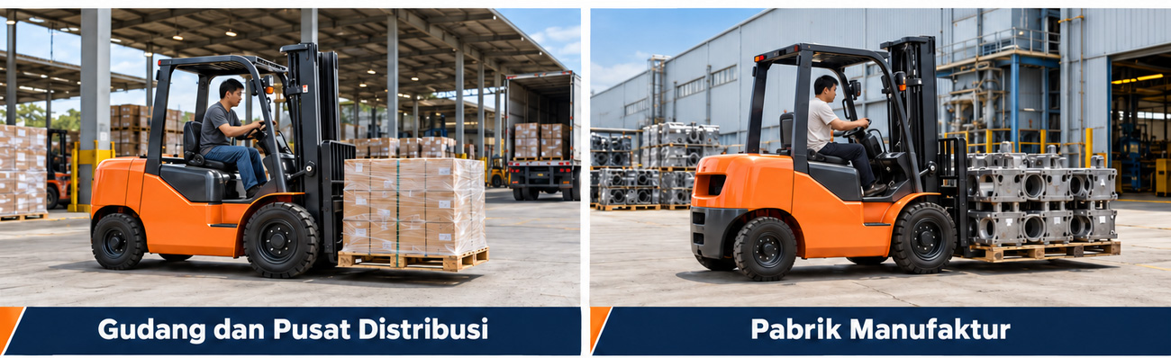 Aplikasi Forklift Diesel